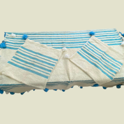 Plaid berbère avec ses 2 housse de coussin.