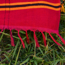 Plaid marocain tissé en coton 