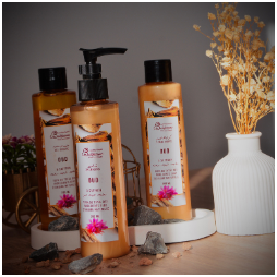 Pack Oud & Safran :  shampoing, crème de corps et gel douche