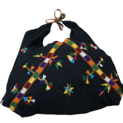 Sac a main artisanal marocain en tissu 